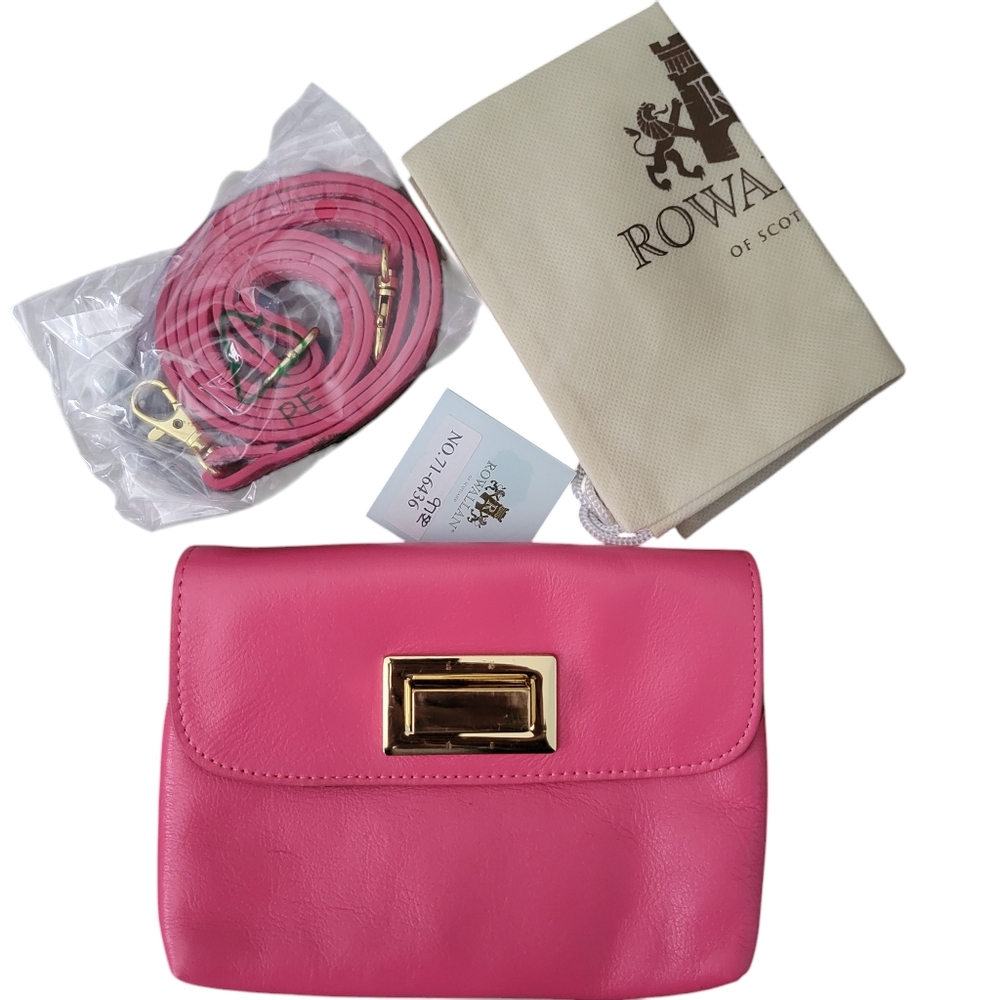 Rowallan Jaclyn Crossbody Clutch with Matching Lanyard - NWT